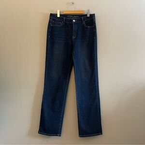 Yoga Jeans Dark Blue Straight Leg Jeans LONG/TALL – Size 31x33 NWoT
